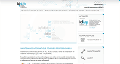 Desktop Screenshot of idsm.fr