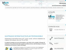 Tablet Screenshot of idsm.fr